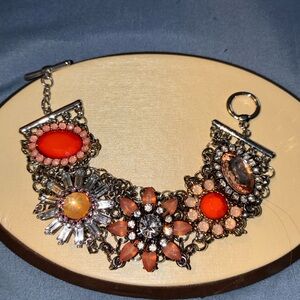 Elegant Multi-Color Statement Bracelet